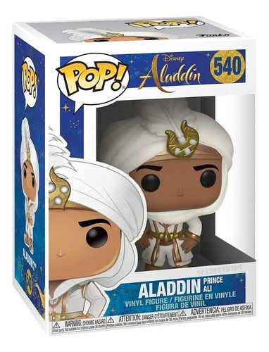 Funko Pop Aladdin Principe Ali 540 Orig Disney Scarlet Kids
