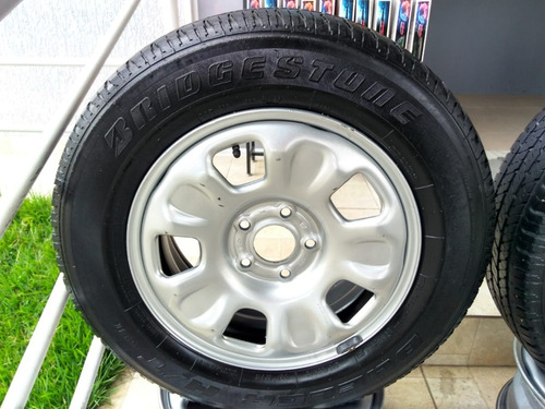 Rodas Aro 16 Para Duster E Outros, 2 Pneus Novos. R$1.800,00