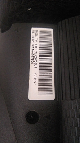 Imagem 1 de 1 de Smart Tv 65 Tcl Led 4k - Leia A Descrição - Com Controle