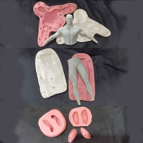 Molde Casal 40 Cm - Tiragem Em Biscuit