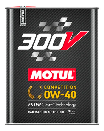 Aceite Motor Sintético 0w40 Motul 300v Competition 2lts