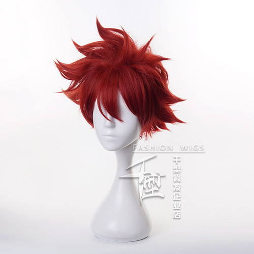 Hair Sk8 The Infinity Reki Red Short Cos Hair Wig Heat