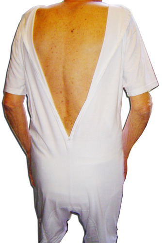 Imagen 5 de 9 de Pack 3 Pijamas Para Adultos Protector De Pañales Alzheimer