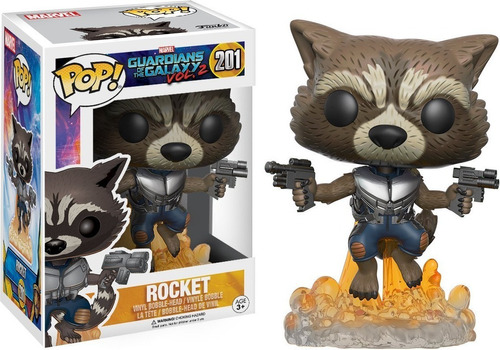 Figura Funko Pop - Guardianes Dlg2 - Rocket (201)