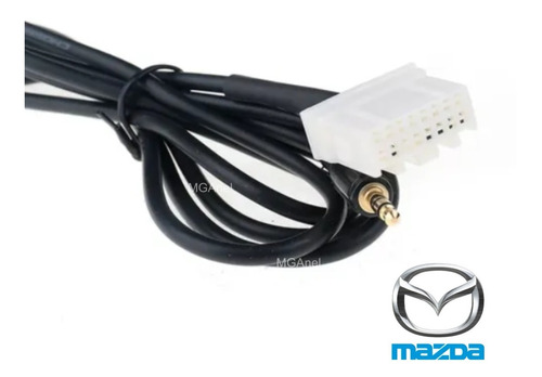 Cable Auxiliar Mazda 2 3 5 6 Bt 50 Fácil Instalación 1.1 Mts