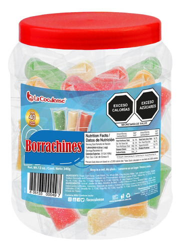 Vitrolero Borrachines - Dulce De Leche Envinado 40 Piezas