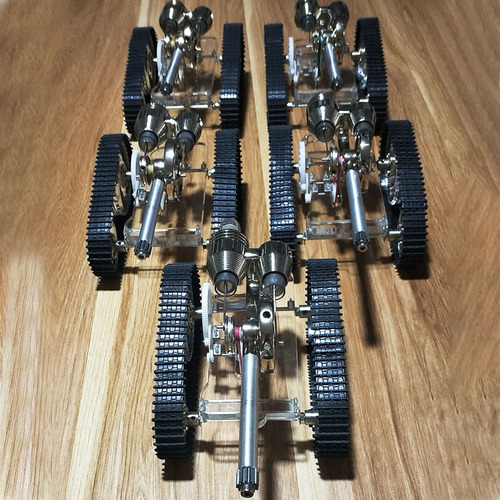 Maqueta De Motor Stirling, Novedosa E Interesante Forma De C