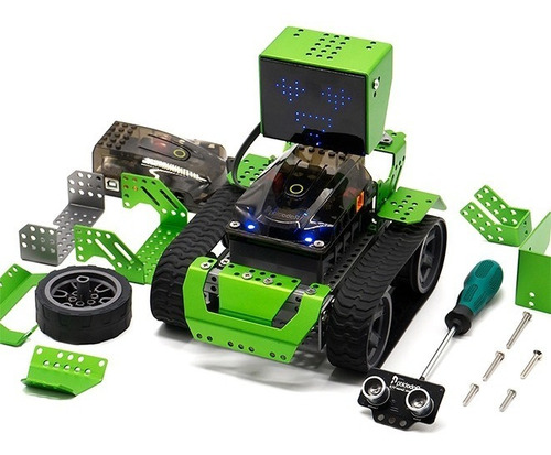 Robot Qoopers Educativo Programación 6 En 1 Color Verde oscuro Personaje captain alloy