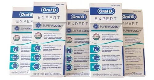 Hilo dental Oral-B Expert SuperFloss 50 pzas