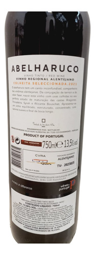Vinho Tinto Português Abelharuco 750ml