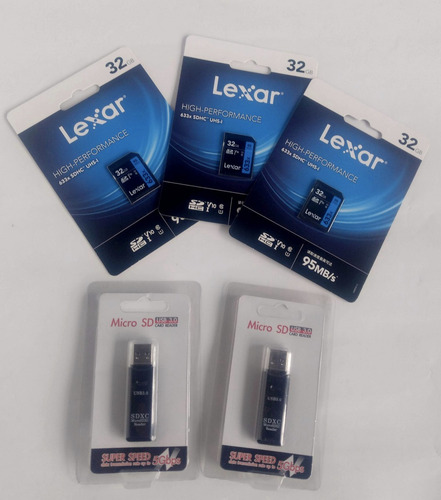 Cartão De Memória Profissional Lexar 32gb 633x P/ Foto Vídeo
