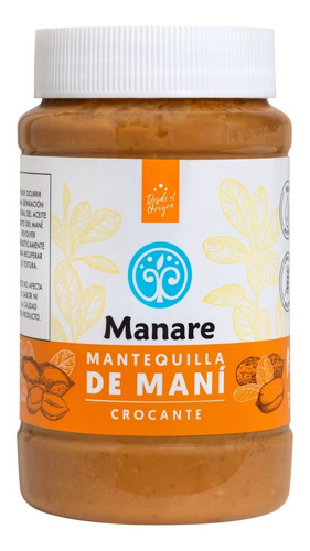 Mantequilla De Maní  Crocante 500 G - Manare