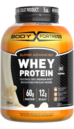 Proteina Body Fortress 5 Lb  Whey Protein Vainilla