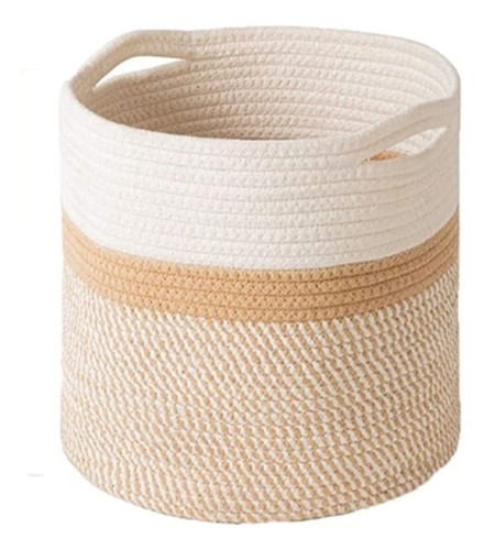 Uxzdx Cesta Almacenamiento Flor Tejida Mano Para Lavanderia
