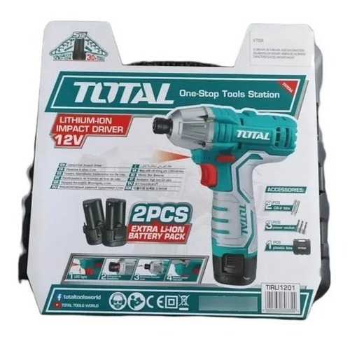 Atornillador De Impacto Litio-ion 12v Total