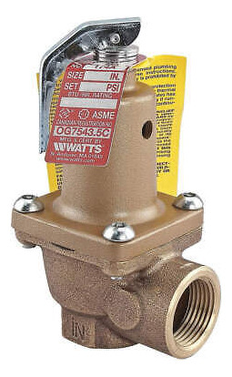 Watts Lf174a-125-3/4  Boiler Pressure Relief Valve,125 P Ggw
