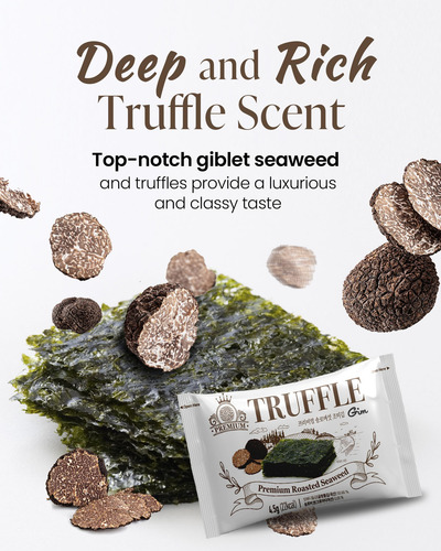 Snacks Coreanos De Trufa Negra Algas Tostadas Nori 100g