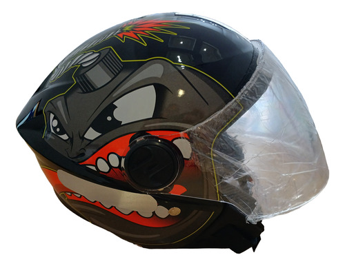 Casco Pro Tork New Liberty Three Bomba + Visera Negro Bomba L