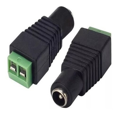 Conector Plug Hembra 12v Dc + Camaras De Seguridad Pack 10 