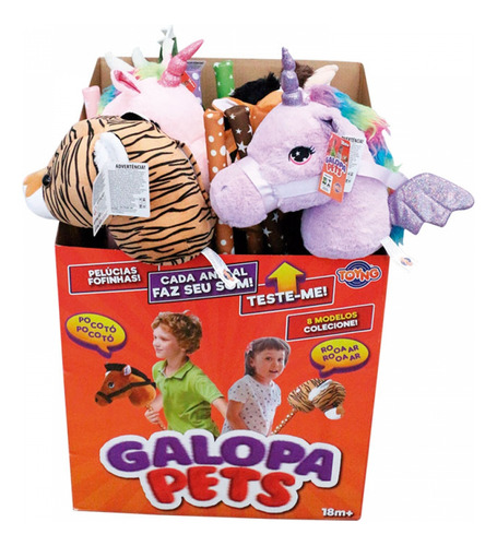 Cavalo De Pau Animais Com Som - Toyng