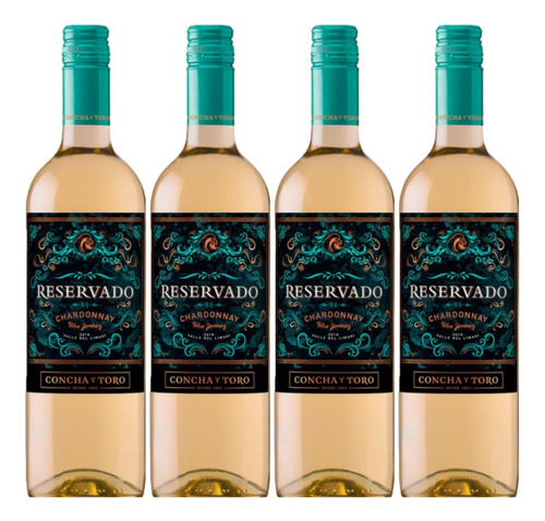Vinho Chardonnay Pedro Jimenez Kit Com 4 Unidades De 750ml