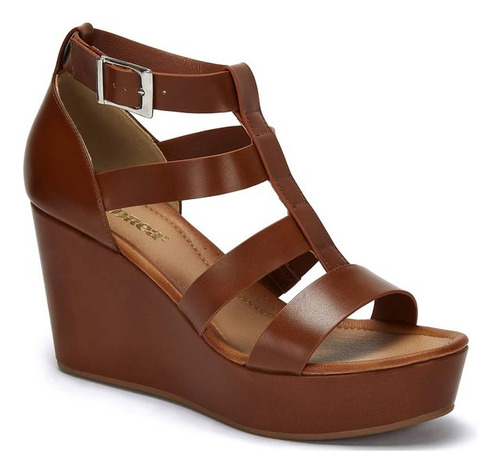 Sandalia Casual 30725wpr Polipiel De Liso Cool Temporada