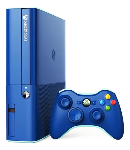 Microsoft Xbox 360 Elite 500GB Call of Duty: Ghosts/Call of Duty: Black Ops II Special Edition Blue Bundle cor azul