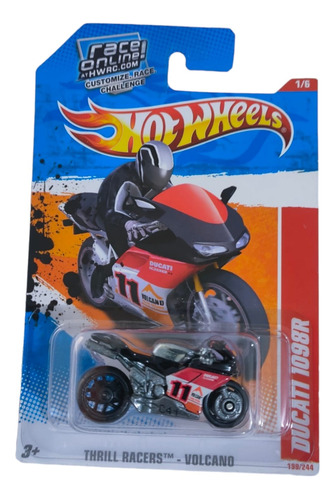 Hot Wheels Moto Ducati 1098r Thrill Racers Volcano #11