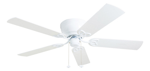 Ventilador de Techo Low Profile 52401 52 pulg Blanco Cinco Aspas Coolfan