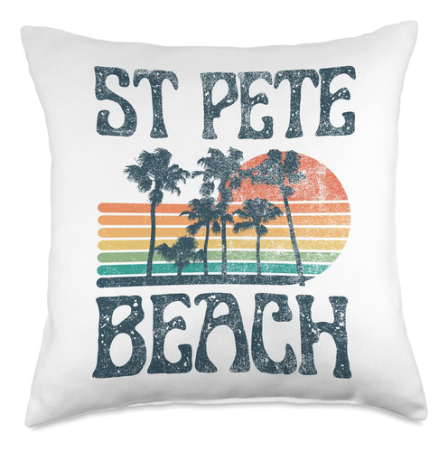 Saint Pete Beach Florida Palmeras Océano Retro Saint Pete Fl