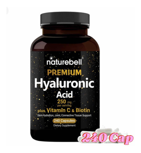 Acido Hialuronico 250mg Vitamina C - Unidad a $625