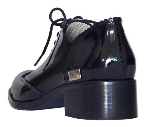 Zapato Abotinado Dama Cuero Acordonado | Donata Drid