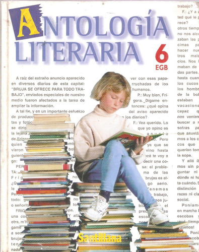 Antología Literaria 6 Egb _ Santillana