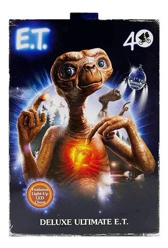 Neca: Et - Figura Deluxe Ultimate Et Con Cofre Led