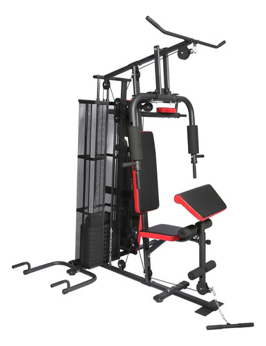 Home Gym 3 En 1 Banco Pulls 70 Kg Red Acero / Alta Gama