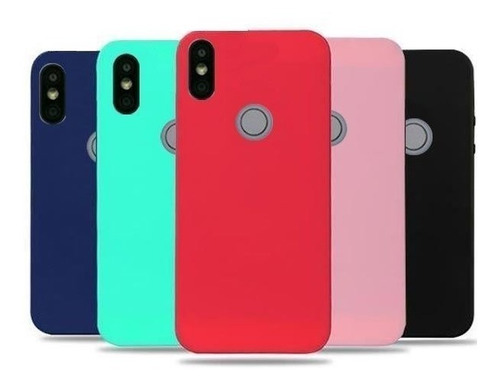 Estuche Silicona Color Huawei Y7 2019 + Vidrio Ceramica Flex