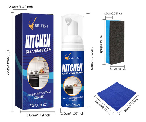 Espuma Limpiadora De Cocina All Round Stubborn Stains O 30 M