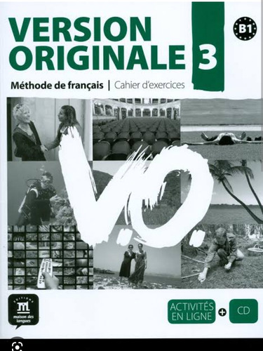 Version Originale 3 Cahier D'exercices