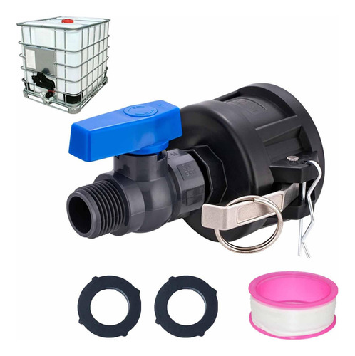 . Accesorios De Tote Ibc Adaptador De Tanque Ibc 1/2 X 3/4
