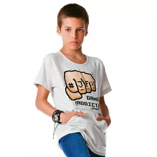 Camiseta ML Infantil Juvenil Johnny Fox Game Roblox Masculino