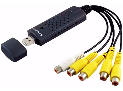 Placa De Captura 4 Canais Usb 2.0 Dvr Sistema De Segurança