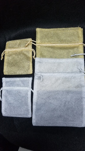 Imagen 5 de 9 de Bolsa Metalizada Recuerdo Regalos Bisutería Eventos Fiestas