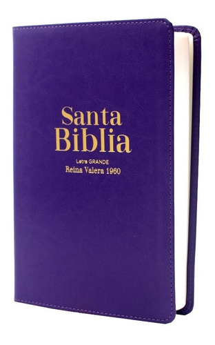 Biblia Cristiana - Reina Valera 1960 - Letra Grande - Lila