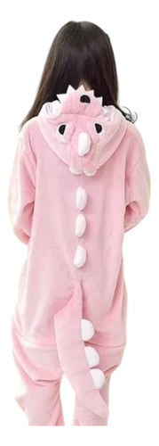 Pijama Disfraz Dinosaurio Pink Para Niño Niña Disponible