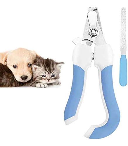 Cortauña Con Lima Para Perro Gato, Tijeras De Uñas Cortador
