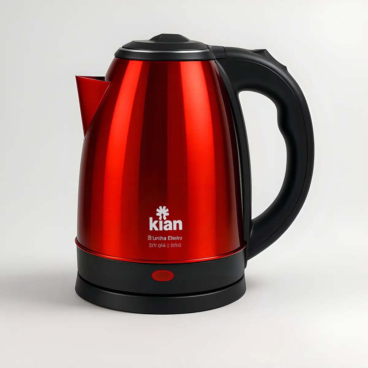 Chaleira Elétrica Kian 1,8l Inox Vermelha Ch-100 - Premium