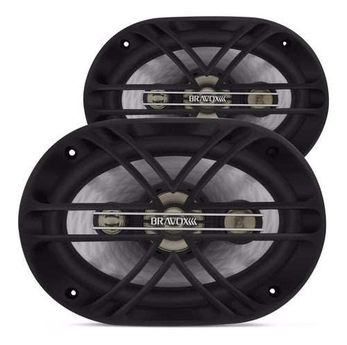 Par Alto Falante 6x9 300w (150+150) Rms Bravox B4x69d 4ohms