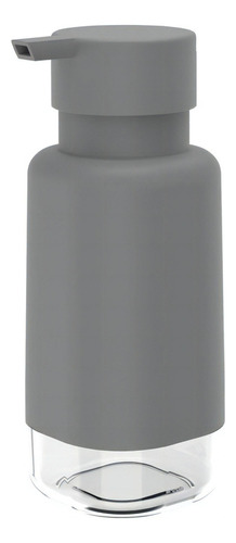 Dispensador de fregadero para detergente y jabón líquido, 500 ml, color plomo