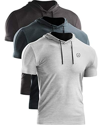 Camisa Deportiva Dry Fit Performance Con Capucha Para Hombre