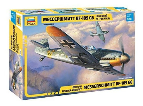 Zvezda 4816-1 / 48 Messerschmitt Bf-109 G6 Aviones De Combat